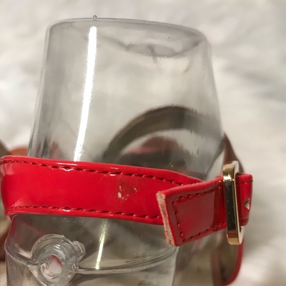 Guess Summer Love Heels Brown and Red Heels - Picture 7 of 12